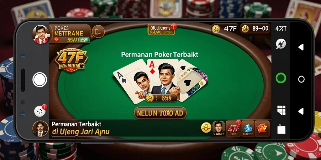 Gameplay menarik dari 47F menampilkan seru permainan Poker.