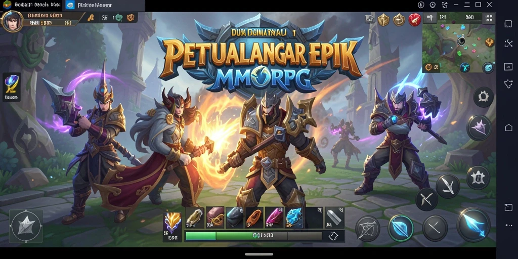 Gameplay seru dan interaktif 6RT dalam dunia MMORPG.