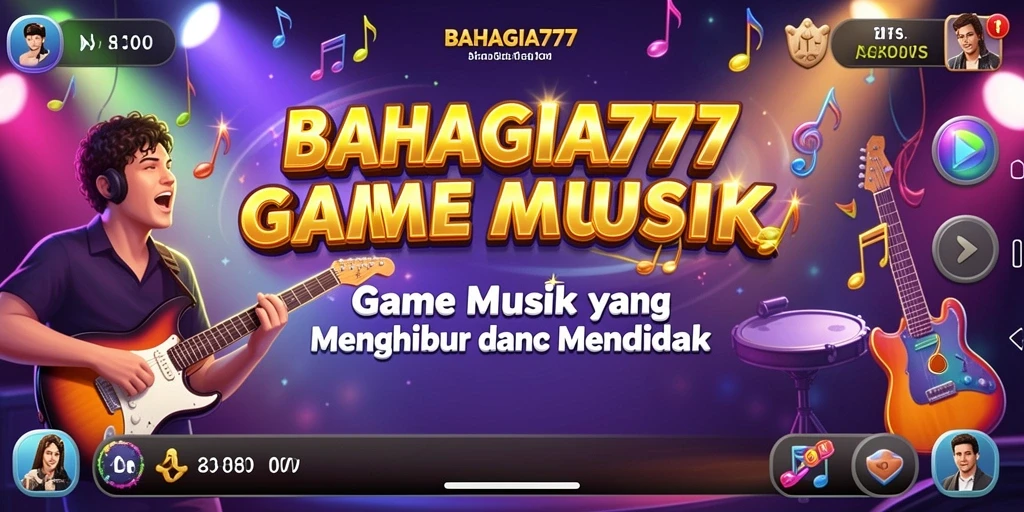 Gameplay seru dalam BAHAGIA777 yang menguji pengetahuan musik Anda.