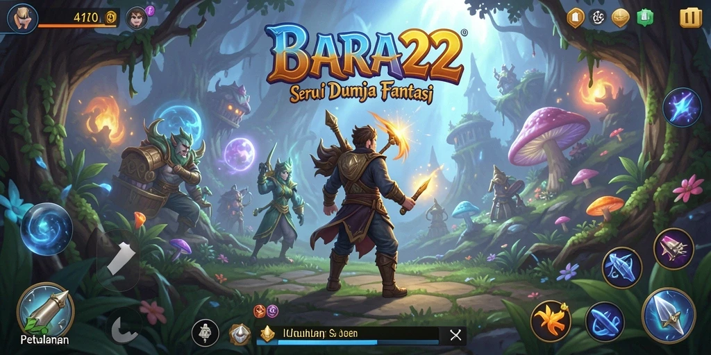 Tampilan gameplay BARA22 yang seru dan penuh aksi.