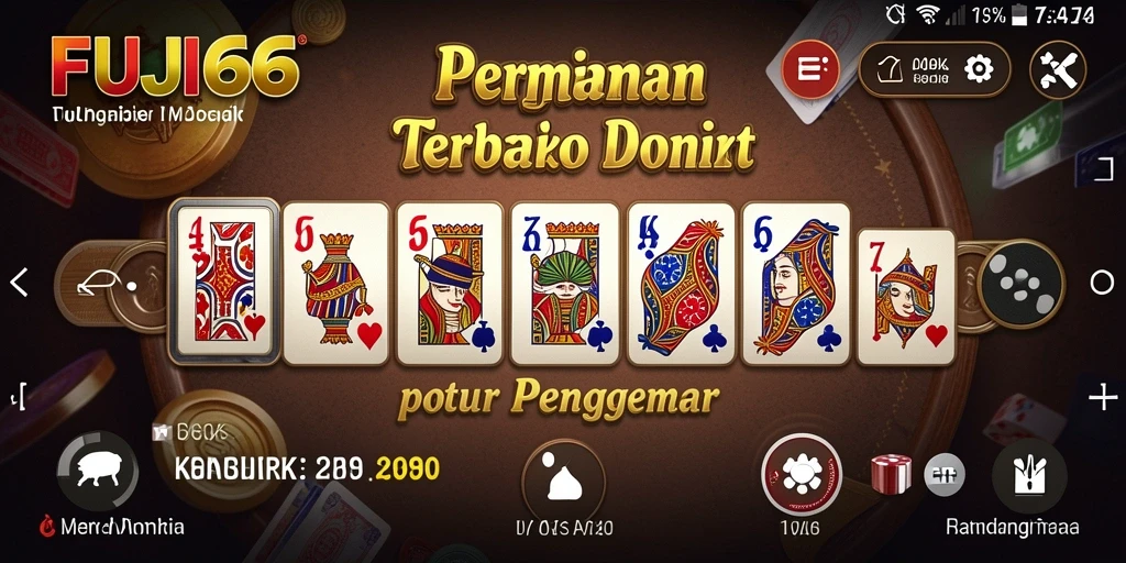 Tangkapan layar utama FUJI66 menampilkan gameplay seru dari permainan Domino.