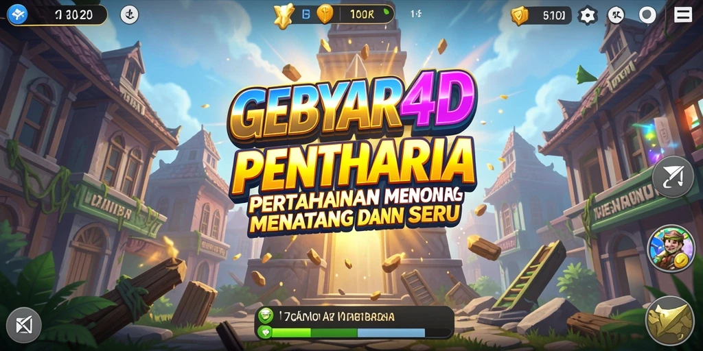 Tangkapan layar GEBYAR4D menunjukkan aksi seru dalam gameplay Tower Defense.
