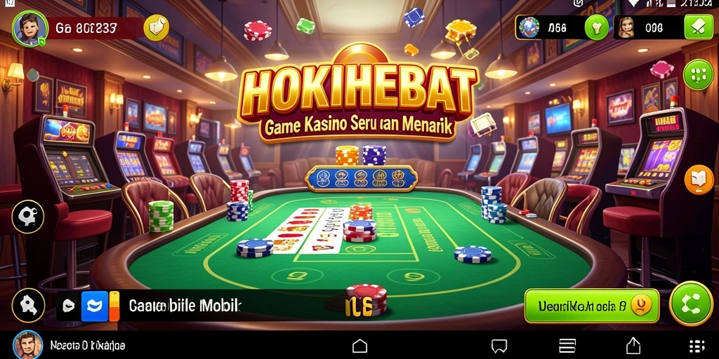 Screenshot utama HOKIHEBAT menampilkan pengalaman bermain Kasino yang menyenangkan.