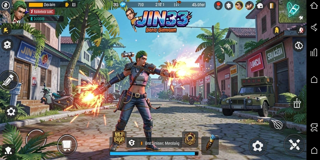Tampilan gameplay JIN33 dengan karakter dan dunia yang menarik.