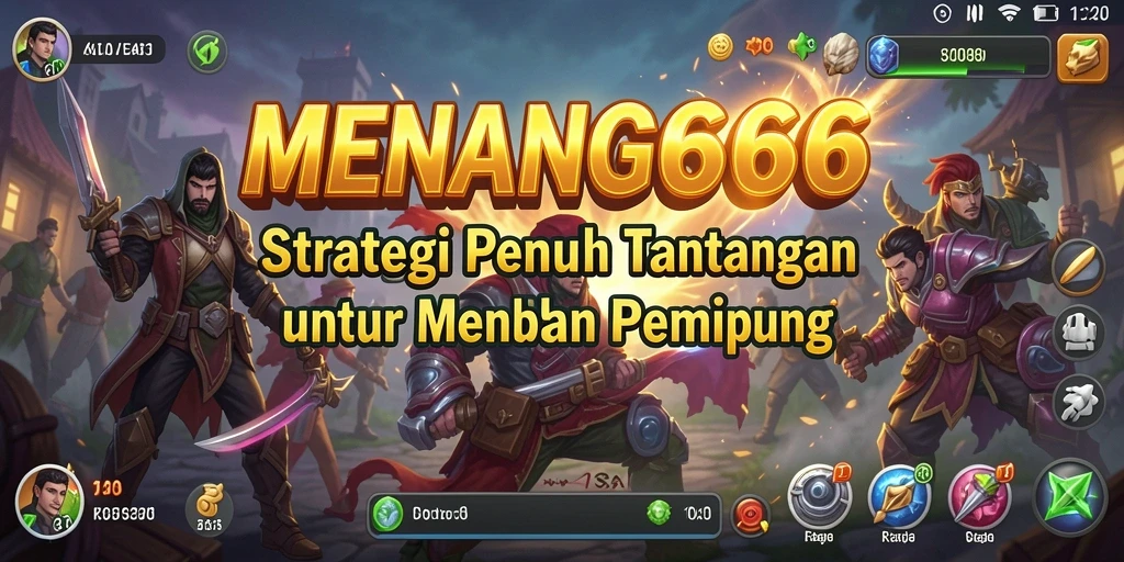 Tampilan gameplay <strong>MENANG666</strong> yang menunjukkan strategi mendebarkan di medan perang.