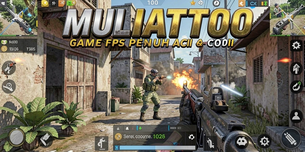 Screenshot gameplay MULIATOTO menampilkan aksi pertempuran yang mendebarkan.