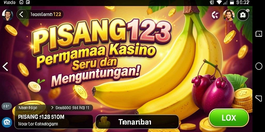 Tampilan gameplay menarik PISANG123 dengan efek visual menakjubkan.