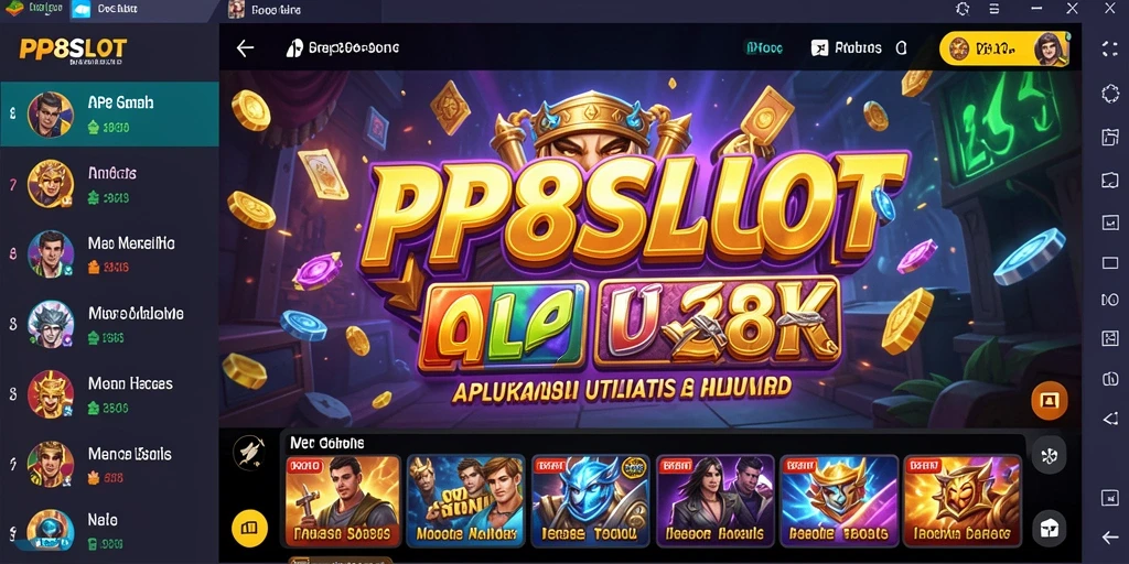 Tampilan antarmuka PP8SLOT yang intuitif dan fungsional.