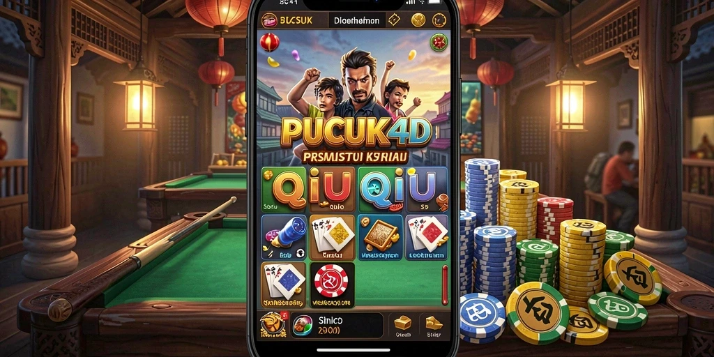 Tampilan gameplay seru dan menarik dari PUCUK4D QiuQiu.