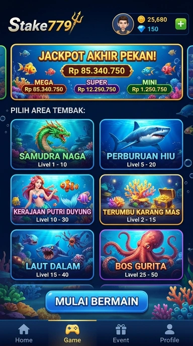 Tampilan antarmuka pengguna stake779 yang ramah dan mudah dinavigasi.